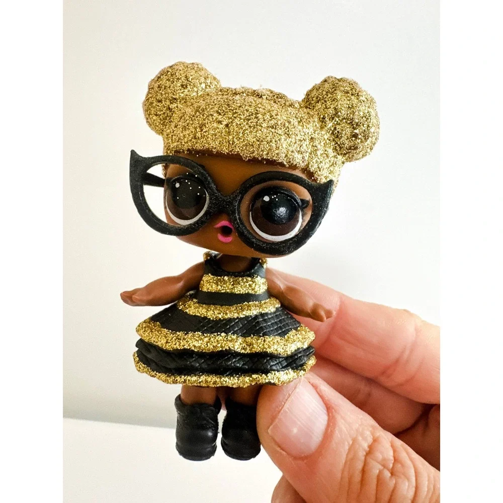 LOL Surprise Queen Bee Doll Series 1 Gold Glitter Rare Original 2016 MGA